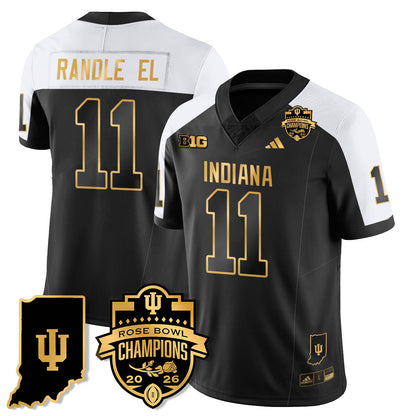 Indiana H Vapor Limited Football Gold Jersey - Rose Bowl Champions - All Stitched