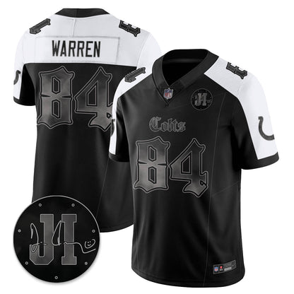 IND 'Dark Gothic' Vapor Limited Jersey - Jim Irsay Patch - All Stitched