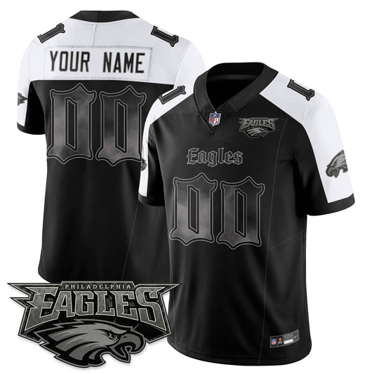 Custom PHI 'Dark Gothic Philly' Vapor Limited Jersey - All Stitched