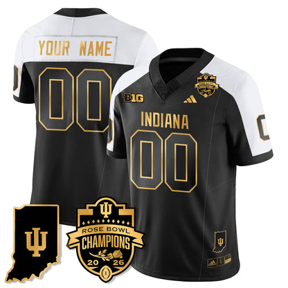Indiana H Vapor Limited Football Gold Jersey - Rose Bowl Champions - All Stitched