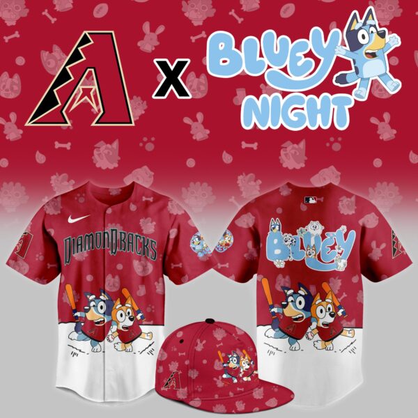 Arizona Diamondbacks 2025 Bluey Night Limited Jersey Printed