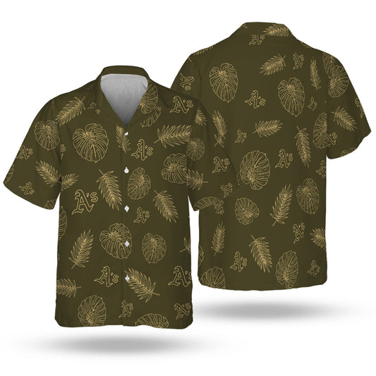 OAK Special Armed Forces Hawaiian Design Button Shirt V3