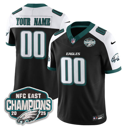 PHI NFC East Champions Vapor Limited Custom Jersey - All Stitched