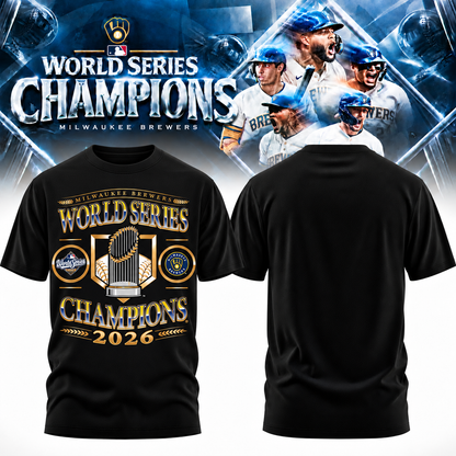 MIL World Series Champions One Side T-Shirt - Printed V26