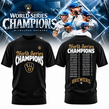 MIL World Series Champions Two Sides T-Shirt - Printed V20