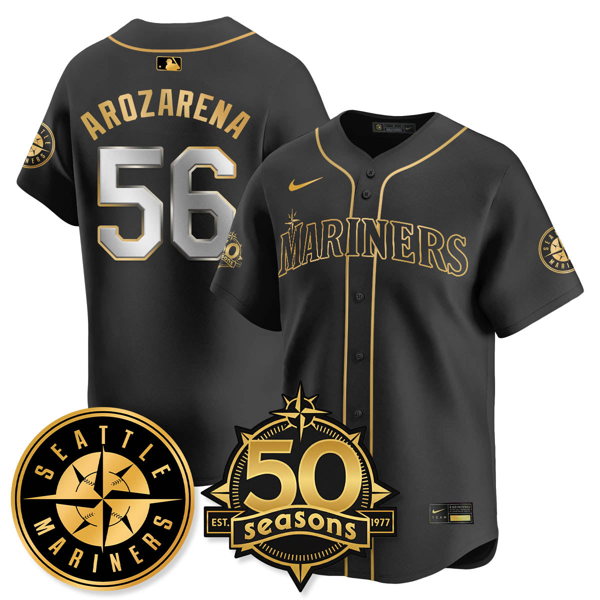 SEA Vapor Premier Limited Jersey - 50th Anniversary - All Stitched