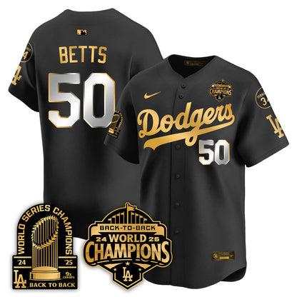 LAD 2025 World Series Champions Jersey - 9x Champs - All Stitched N2