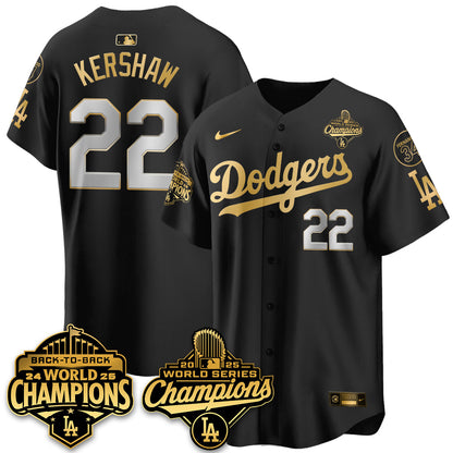 LAD 2025 World Series Champions Jersey - All Stitched N2