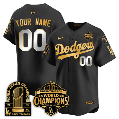 LAD 2025 World Series Champions Jersey - 9x Champs - All Stitched N2