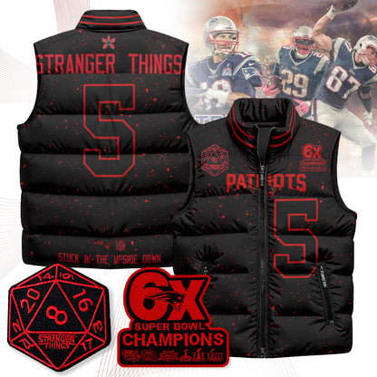NE 'Stranger Things Edition' Unisex Puffer Vest N1