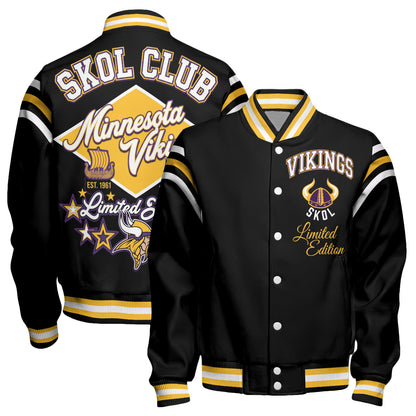 MIN Skol Club Limited Edition Varsity Jacket - Printed
