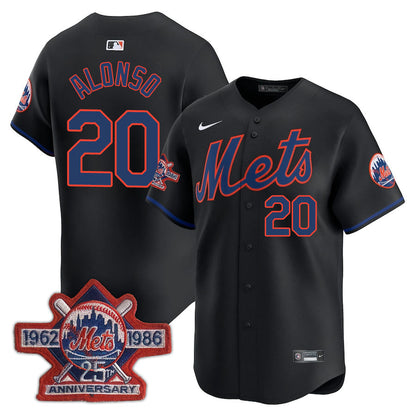 New York Mets Limited Jersey - 1986 Patch - All Stitched