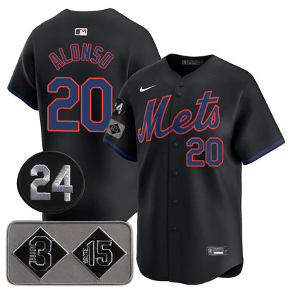 New York Mets Limited Jersey - 2024 Patch - All Stitched
