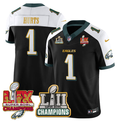 PHI LII-LIX Super Bowl Champions Vapor Limited Gold Jersey - All Stitched