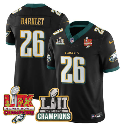 PHI LII-LIX Super Bowl Champions Vapor Limited Gold Jersey - All Stitched