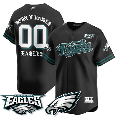 PHI Born x Raised Baseball Jersey - All Stitched