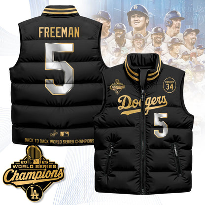 LAD 2025 World Series Champions Puffer Vest