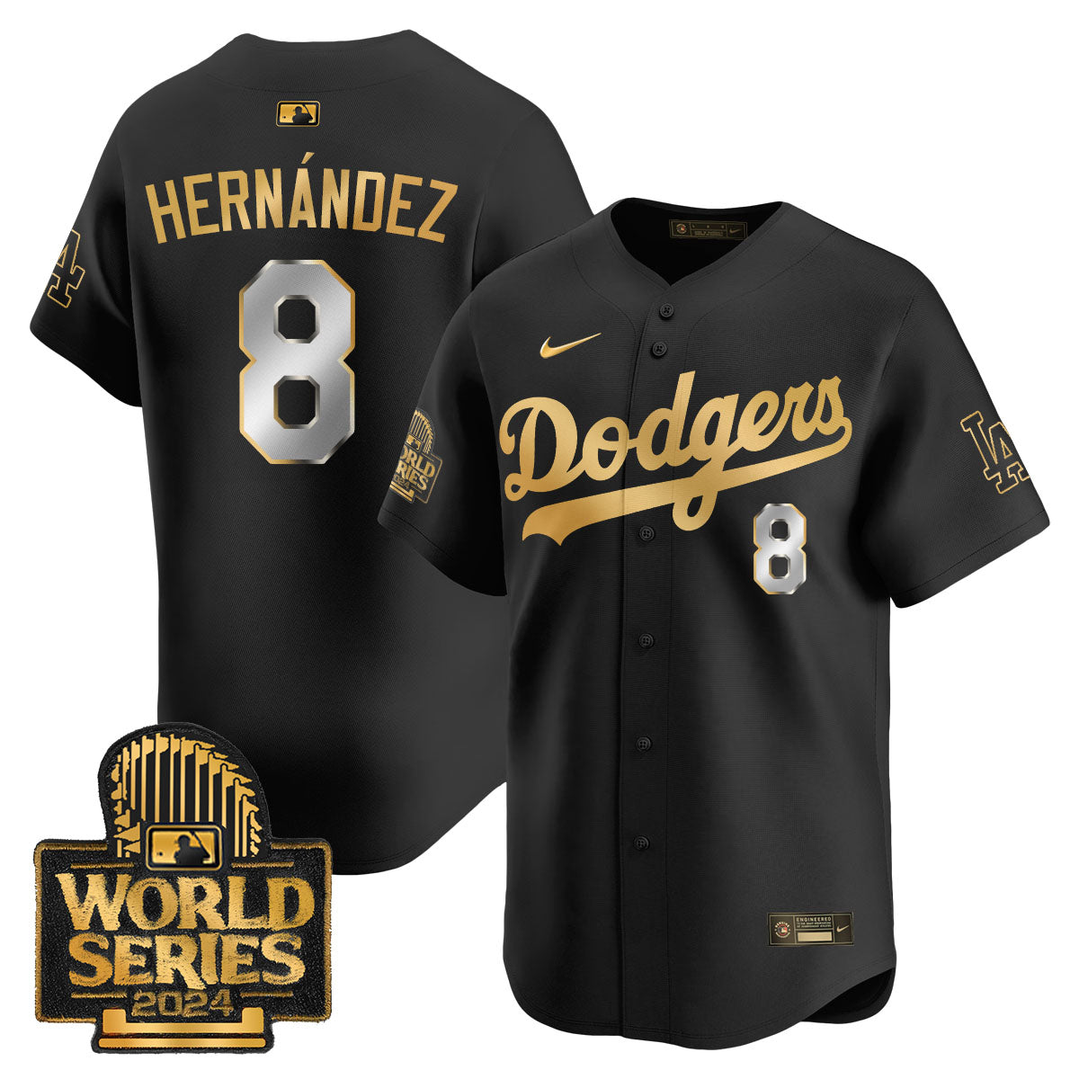 LAD World Series 2024 Jersey - All Stitched