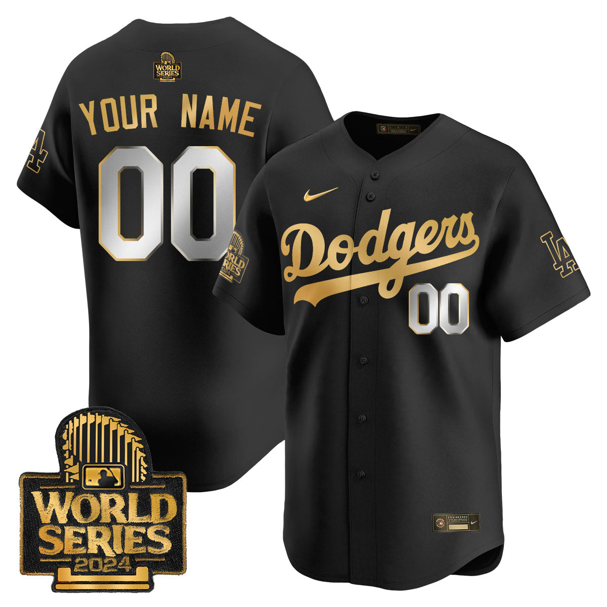 LAD World Series 2024 Custom Jersey - All Stitched
