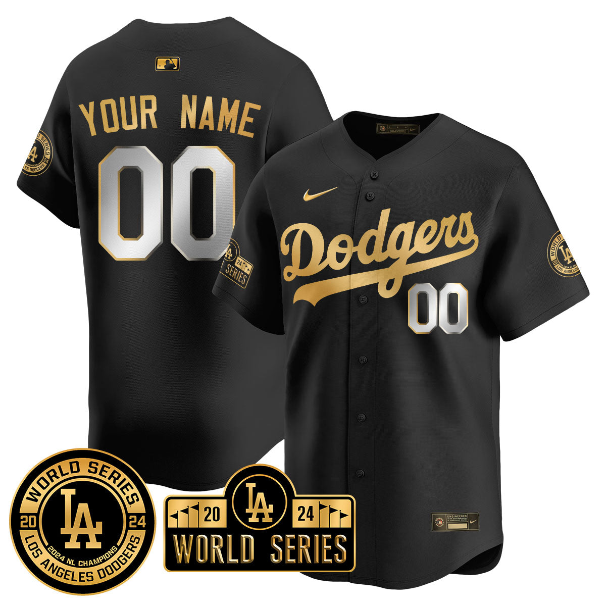 LAD World Series 2024 Custom Jersey - All Stitched