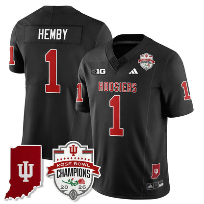 Indiana H Vapor Limited Football Jersey - Rose Bowl Champions - All Stitched