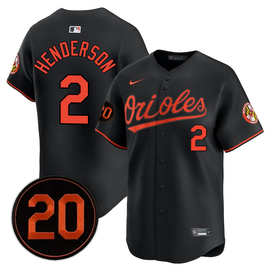 Baltimore Orioles Limited Jersey - 2019 Patch - All Stitched