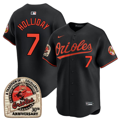 Baltimore Orioles Limited Jersey - 1984 Patch - All Stitched