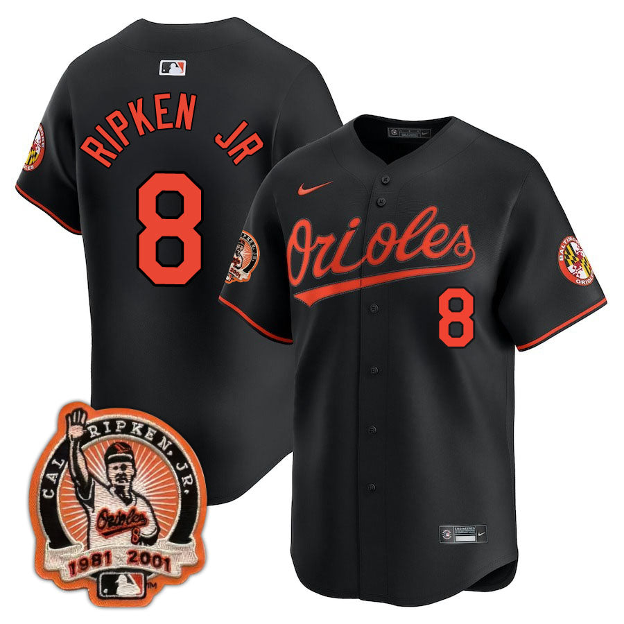 Baltimore Orioles Limited Jersey - 2001 Patch - All Stitched