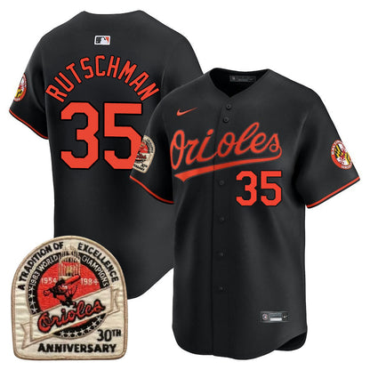 Baltimore Orioles Limited Jersey - 1984 Patch - All Stitched