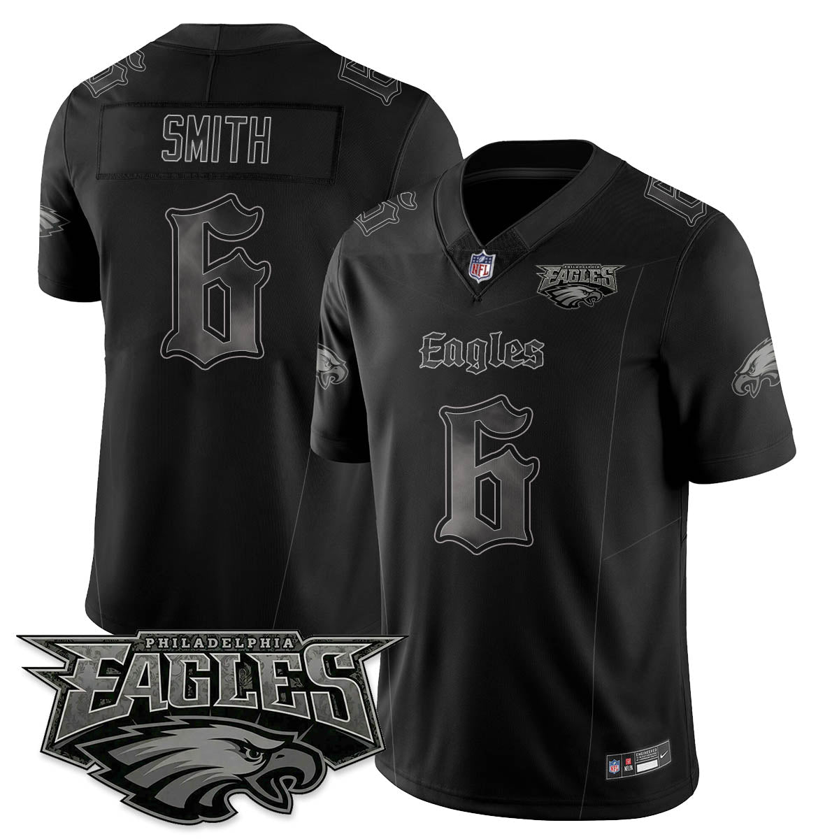 PHI 'Dark Gothic Philly' Vapor Limited Jersey - All Stitched