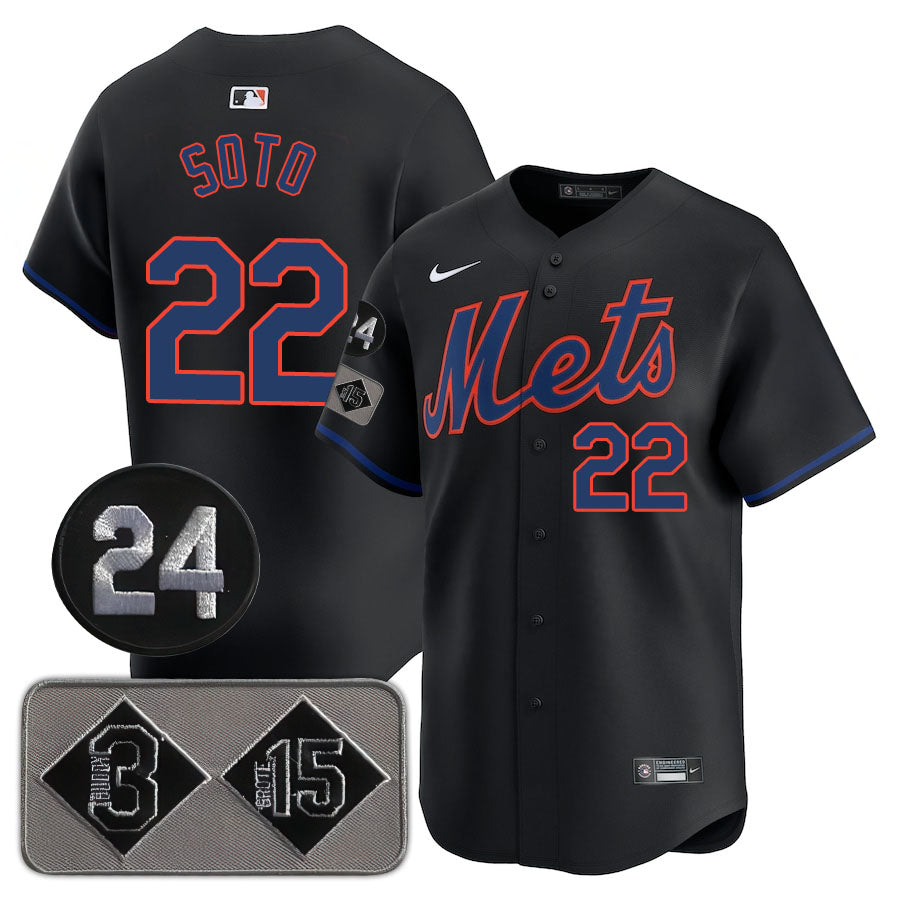 New York Mets Limited Jersey - 2024 Patch - All Stitched