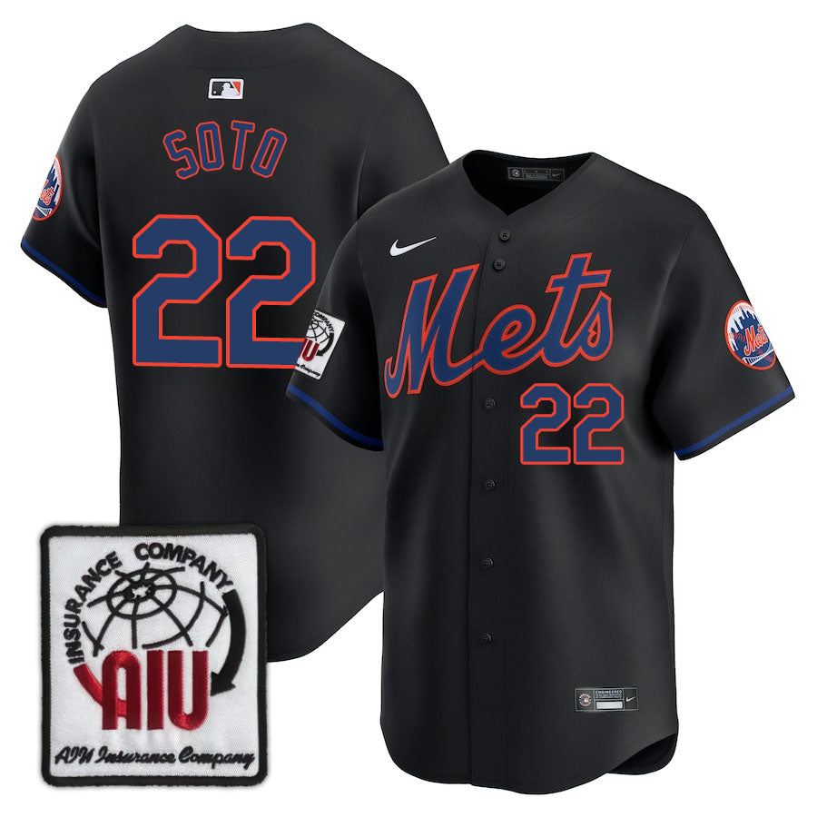 New York Mets Limited Jersey - 2000 Patch - All Stitched