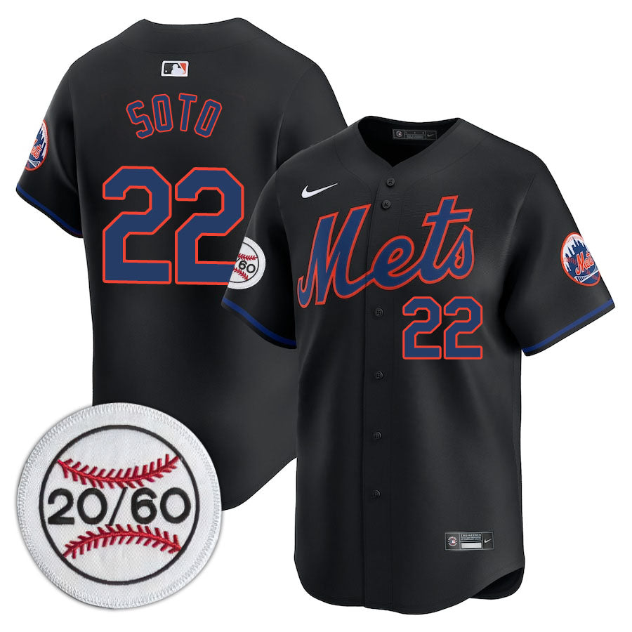 New York Mets Limited Jersey - 2001 Patch - All Stitched