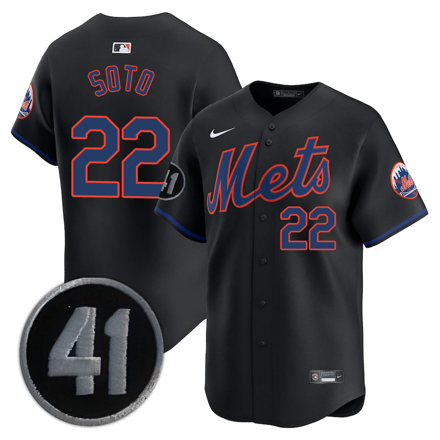 New York Mets Limited Jersey - 2020 Patch - All Stitched