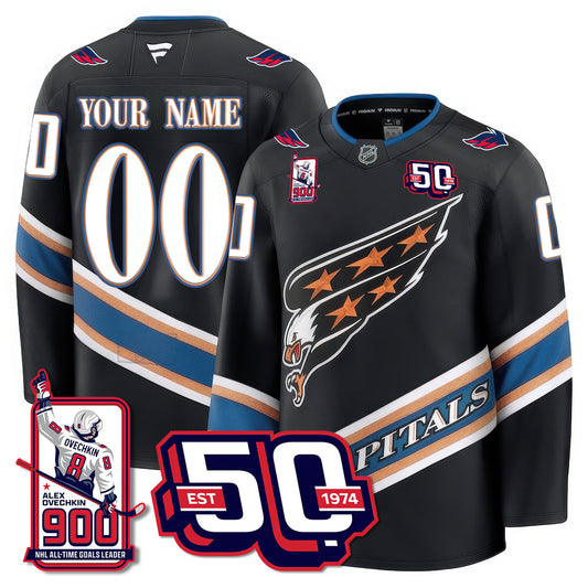 Custom WSH 2025 Premium Jersey - 900 GOALS -  All Stitched