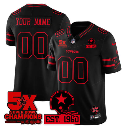 DAL 'Stranger Things Edition' Vapor Limited Custom Jersey n1 - All Stitched