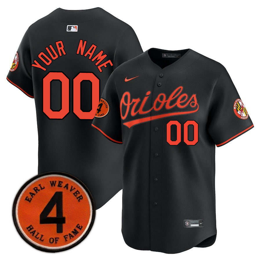 Baltimore Orioles Limited Custom Jersey -  Amazing Patch - All Stitched