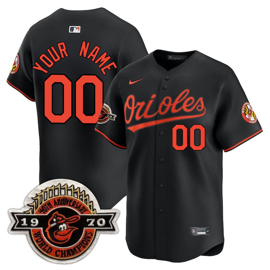 Baltimore Orioles Limited Custom Jersey -  Amazing Patch - All Stitched