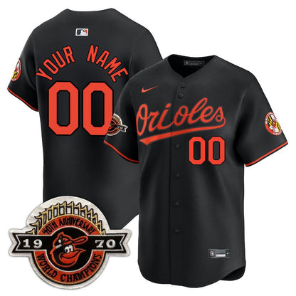 Baltimore Orioles Limited Custom Jersey -  Amazing Patch - All Stitched