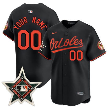 Baltimore Orioles Limited Custom Jersey -  Amazing Patch - All Stitched