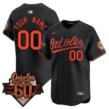 Baltimore Orioles Limited Custom Jersey -  Amazing Patch - All Stitched