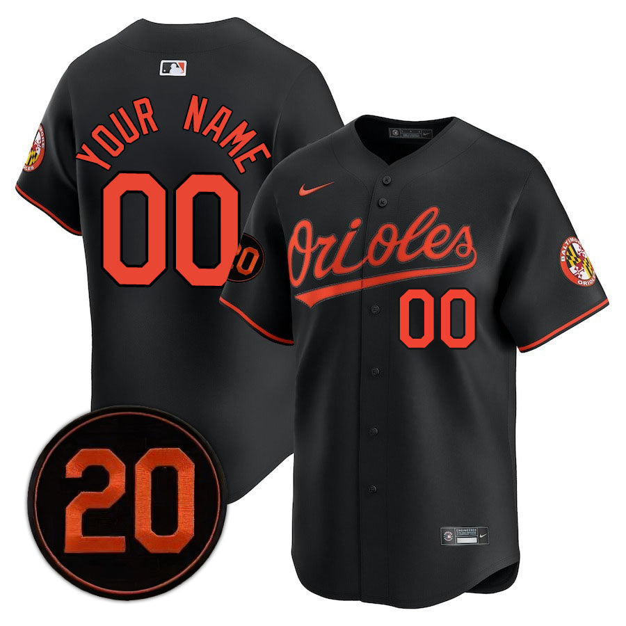 Baltimore Orioles Limited Custom Jersey -  Amazing Patch - All Stitched