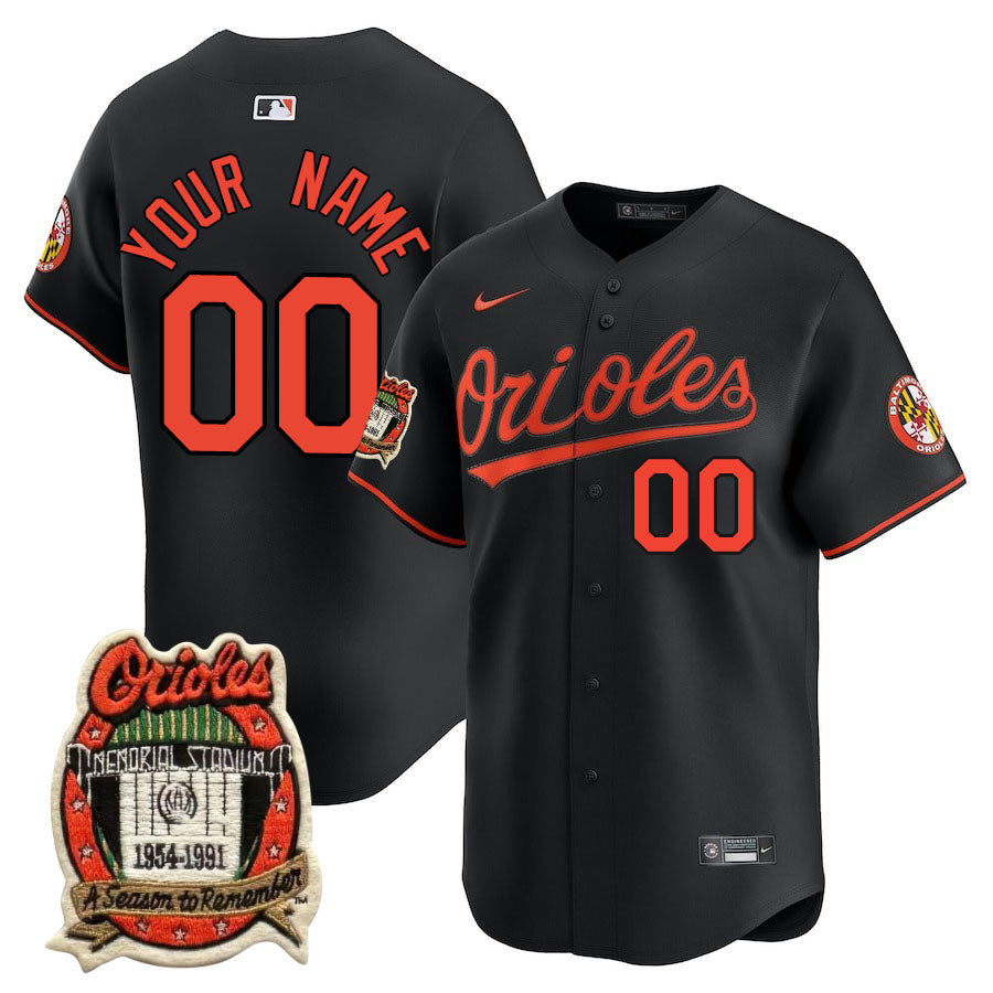 Baltimore Orioles Limited Custom Jersey -  Amazing Patch - All Stitched