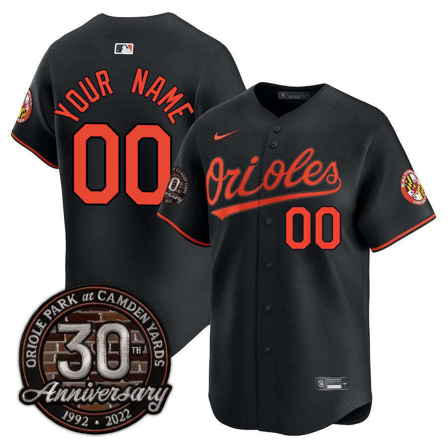 Baltimore Orioles Limited Custom Jersey -  Amazing Patch - All Stitched
