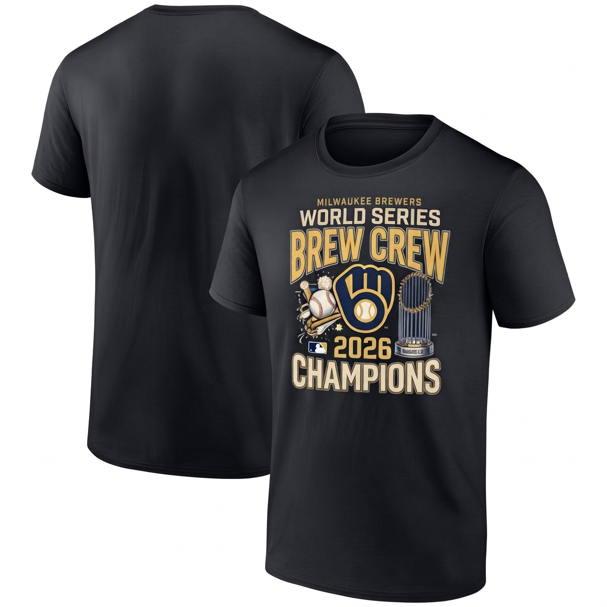 MIL World Series Champions One Side T-Shirt - Printed V3