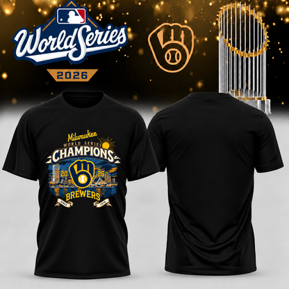 MIL World Series Champions One Side T-Shirt - Printed V37