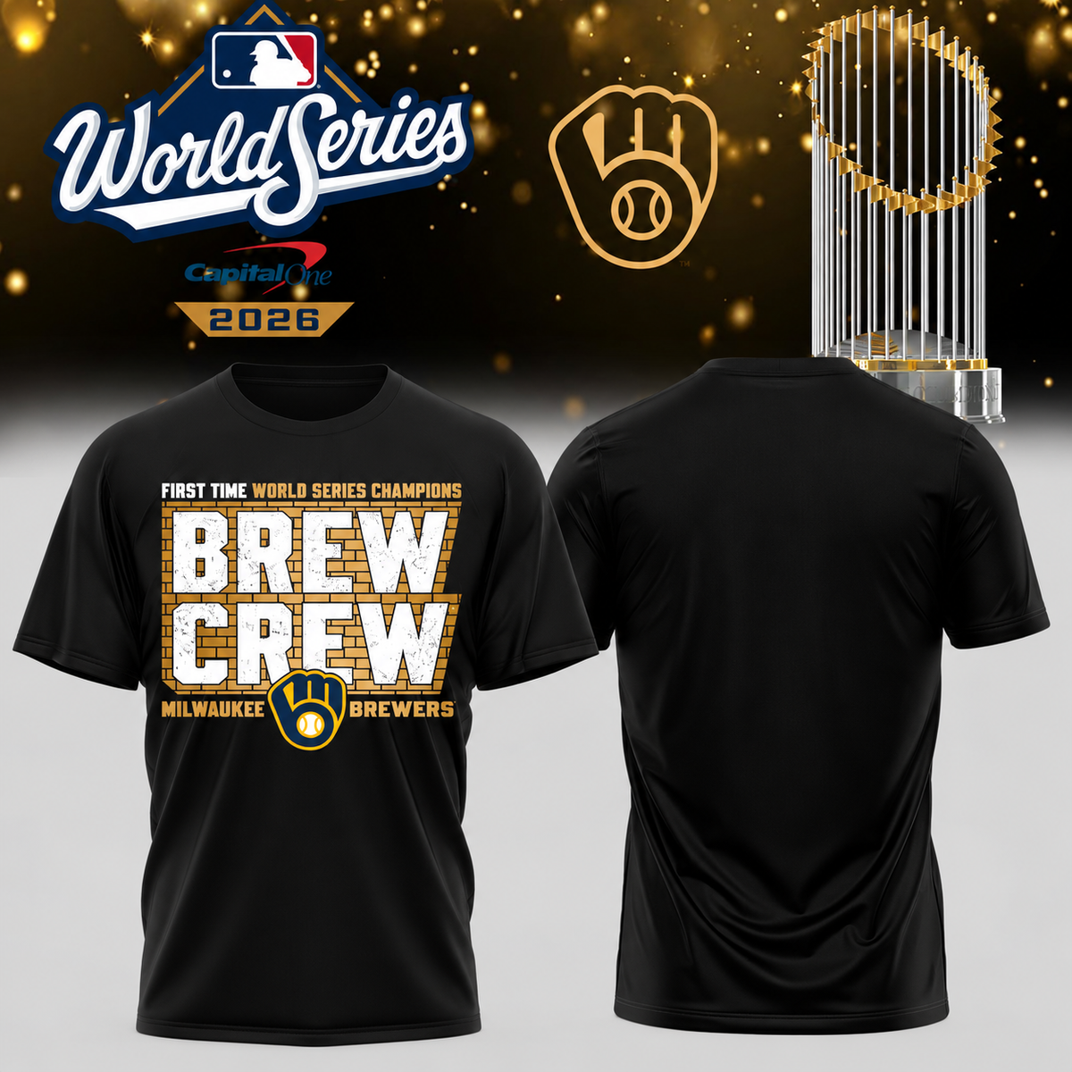 MIL World Series Champions One Side T-Shirt - Printed V28