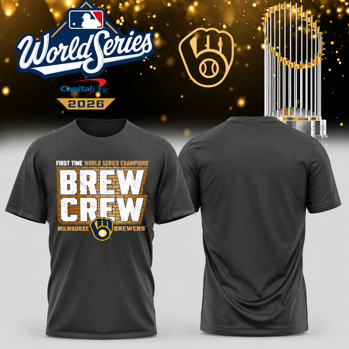 MIL World Series Champions One Side T-Shirt - Printed V28