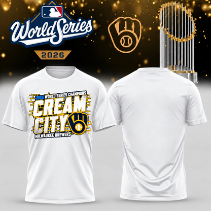 MIL World Series Champions One Side T-Shirt - Printed V39