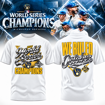 MIL World Series Champions Two Sides T-Shirt - Printed V27